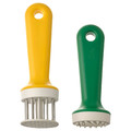 UPPFYLLD Meat lancing device, 2 pcs, green/neon yellow,