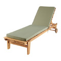 GoodHome Sun Lounger Pad Tiga, green