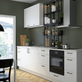 ENHET Kitchen, anthracite, white, 323x63.5x241 cm