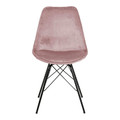 Chair Eris, velvet, pink