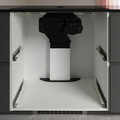 TÄCKNAN Ind hob/int extractor w recirc kit, IKEA 500/black