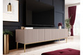 TV Cabinet Nicole 200 cm, antique pink, gold legs