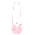 Starpak Plush Shoulder Bag Unicorn, pink