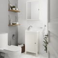 GoodHome Freestanding Bathroom Vanity Cabinet Perma 44 cm, white
