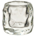 STOCKHOLM 2025 Tealight holder, clear glass, 8 cm