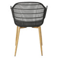 Chair Becker, black/natural