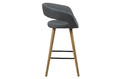 Bar Stool Grace, low, dark grey