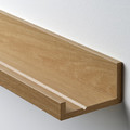 MOSSLANDA Picture ledge, oak effect, 55 cm