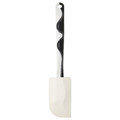 GUBBRÖRA Rubber spatula, black/white