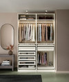 PAX 2 wardrobe frames, white, 150x58x236 cm