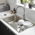 Cooke&Lewis Steel Kitchen Sink Apollonia 1 Bowl with Drainer