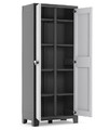 Outdoor/Workshop High Cabinet Multispace, black-grey