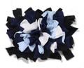 MIMIKO Pets Snuffle Mat for Dogs and Cats Small, blue, dark blue, white