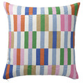 KLIBBKORSÖRT Cushion cover, white/multicolour, 50x50 cm