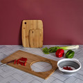 Bamboo Chopping Board with Integrated Sieve
