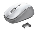 Trust Optical Wireless Mouse Yvi, white