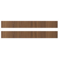 TISTORP Drawer front, brown walnut effect, 80x10 cm
