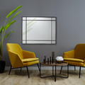 Mirror Artdeco 2, black