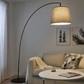 SKOTTORP Lamp shade, light grey, 42 cm