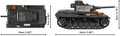 Cobi Blocks Historical Collection WWII Panzer III Ausf. J 590pcs 8+