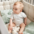 LEANDER Baby bedding, 70x100 cm, meadow, sage green
