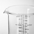 VARDAGEN Measuring jug, glass, 1.0 l