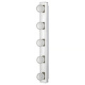 LEDSJÖ LED wall lamp, stainless steel