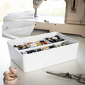 KUGGIS Insert with 5 compartments, white