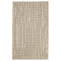 TIPHEDE Rug, flatwoven, natural/black, 50x80 cm