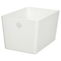 KUGGIS Box, white, 18x26x15 cm
