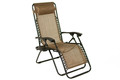 Sun Lounger ZERO GRAVITY, brown