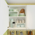 KNOXHULT Kitchen, white, 220x61x220 cm