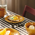 SANDSKÄDDA Side plate, yellow, 20 cm