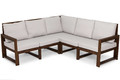 Outdoor Corner Furniture Set MALTA, dark brown/grey