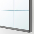 KAMMARTORP Mirror door w soft closing hinges, white, 50x229 cm