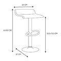 Bar Stool Dawen, black