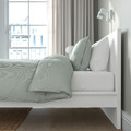 MALM Bed frame with mattress, white/Valevåg extra firm, 160x200 cm