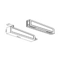 Gembird Universal Wall Brackets 35kg, white