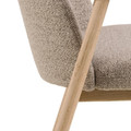 Dining Chair Leo, beige/oak