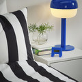 KUPONG Alarm clock, bright blue, 7x6 cm