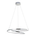 GoodHome Pendant Lamp LED Pegmati 58cm 2000lm, chrome