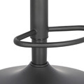 Bar Stool with Backrest Dafne VIC, black