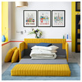 FRIDHULT Sofa-bed, Skiftebo yellow, 119 cm