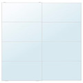 AULI Pair of sliding doors, mirror glass, 200x201 cm