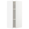 METOD Wall cabinet with shelves, white/Ringhult white, 30x80 cm