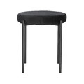 Stool Madonna, velvet, black