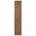 OXBERG Door, brown walnut, 40x192 cm