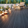 Composite Deck Board GoodHome Neva 2.1 x 14.5 x 220 cm, anthracite