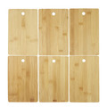 Bamboo Cutting & Serving Boards, Set of 6 with Stand