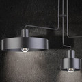 Pendant Lamp Vasco 3 x 60W E27, black